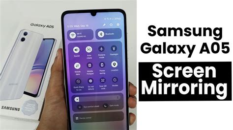 Does Samsung Galaxy A05 Have Screen Mirroring Can We Enable Youtube