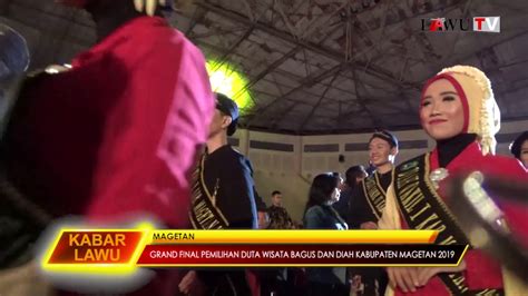 MAGETAN Grand Final Pemilihan Duta Wisata Bagus Dan Diah Kabupaten