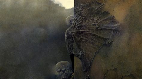 Wallpaper Zdzis Aw Beksi Ski Fantastic Realism Creepy Surreal