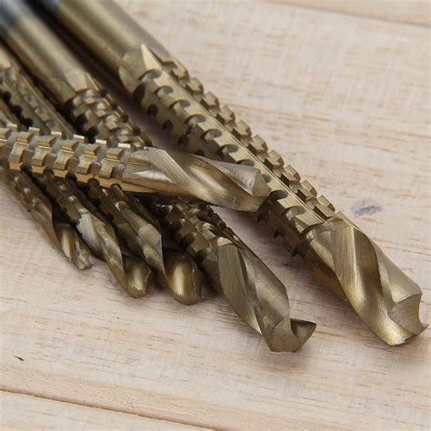 TOLOVI 6Pcs 3 8mm Titanium Coated HSS Drill Saw Carpenter Woodworking