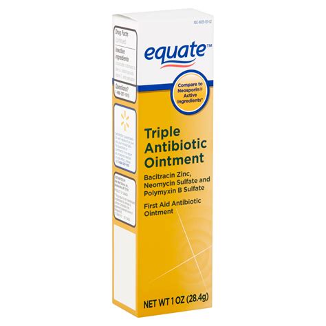 Equate Triple First Aid Antibiotic Ointment 1 Oz