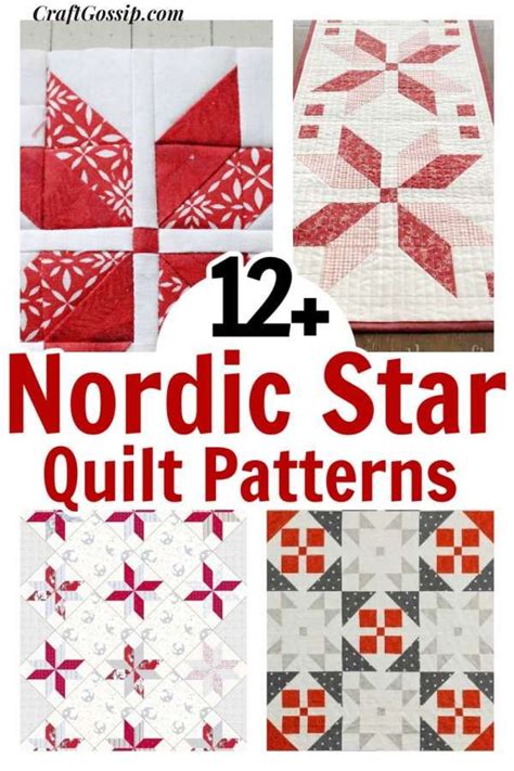 12 Nordic Star Quilt Patterns In 2023 Star Quilt Patterns Free Motion Quilting Patterns