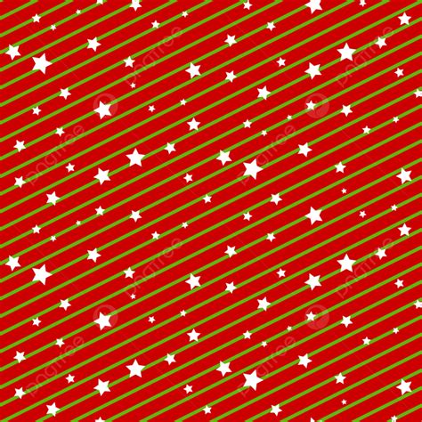 Christmas Wrap Paper Red And Green Striped Stars Seamless Pattern