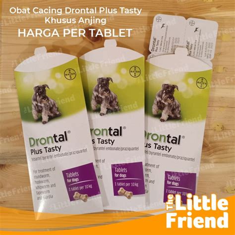 Drontal Dog Worm Medicine PLUS 100% Original TASTY per Bone Shape ...