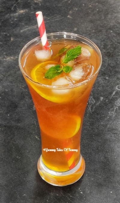 Easy Lemon Iced Tea Recipe How To Make Iced Tea Recipe Yummy Tales