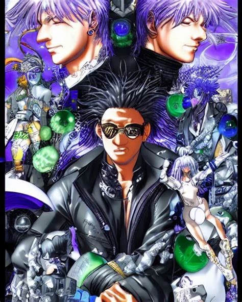 Portrait Of Morpheus By Masamune Shirow Anime 4 K Stable Diffusion