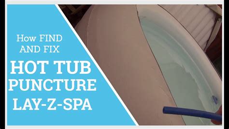 Lay Z Spa How To Patch An Inflatable Hot Tub Pool Youtube