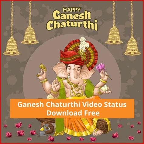 Happy Ganesh Chaturthi 2022 Whatsapp Status Video Download Free Find