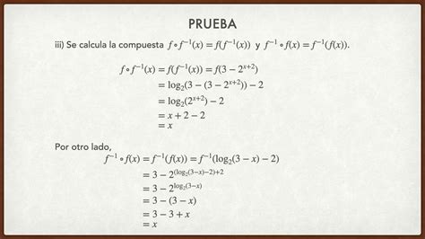 Inversa De Una Función Logarítmica Youtube