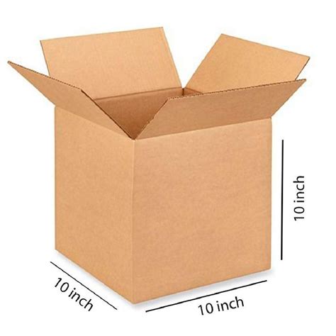 Single Wall 3 Ply Square Corrugated Box At Rs 12 Piece In Ahmedabad