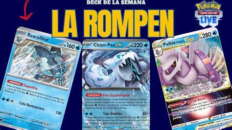 Chien Pao Ex Y Palkia V Astro La Rompe Deck Gratis Pokemon TCG