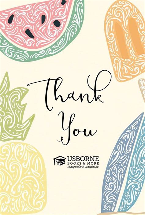 Thank You For Your Ubam Order Usborne Books Consultant Usborne