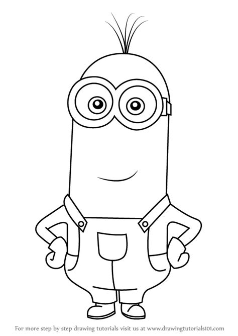 How To Draw A Minion Step By Step Easy