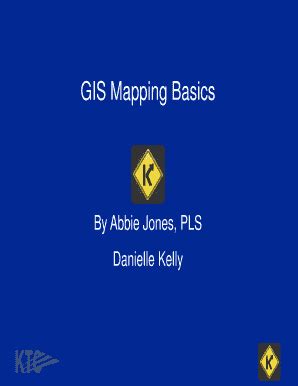 Fillable Online GIS Mapping Basics Fax Email Print PdfFiller