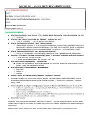 Sales Qualification Sheet Enrique Docx Mktg Sales