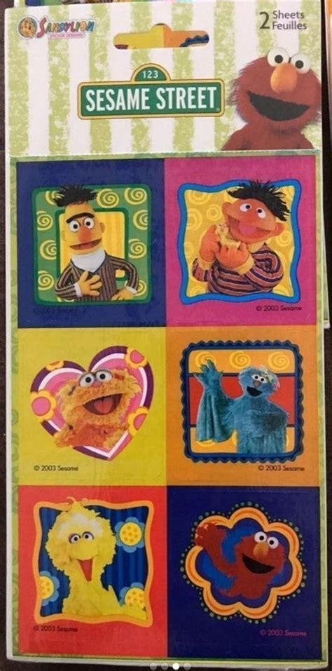 Sesame Street Stickers Etsy