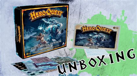 The Frozen Horror Heroquest Expansion Unboxing Youtube