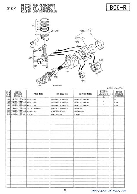 Kubota D Engine Parts Diagram Online