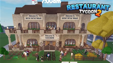 Restaurant Tycoon Wild Wild West Design Youtube