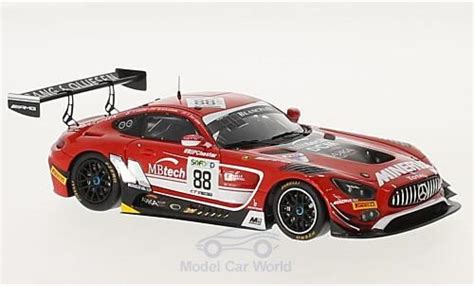 Miniature Mercedes AMG GT 1 43 Spark 3 No 88 AKKA ASP 24h Spa 2017 F