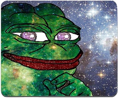 Galactic Pepe Frog Mousepad Clothing