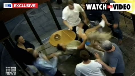 Woman Caught Up In Adelaide Pub Brawl Video