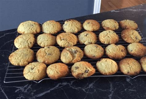 A Bunch Of Cookies That Are On A Rack