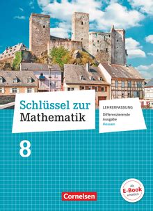 Schl Ssel Zur Mathematik Schulbuch Schuljahr Cornelsen