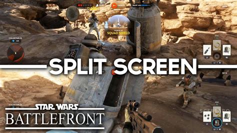 Star Wars Battlefront Split Screen Co Op Mode Players Cooperative