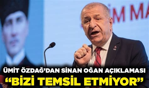 Ümit Özdağ dan Sinan Oğan açıklaması Gündem Nöbetçi Gazete bursa