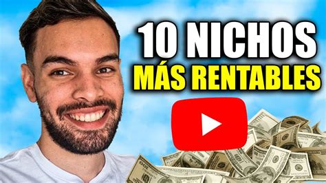 Los 10 NICHOS más RENTABLES PARA CREAR UN CANAL EN YOUTUBE para 2023