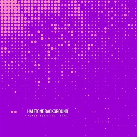 Free Vector Purple Halftone Background