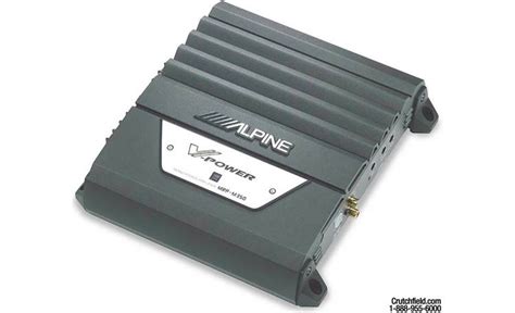 Alpine Mrp M Mono Subwoofer Amplifier Watts Rms X At Crutchfield