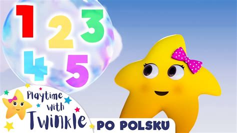 Zabawa bańkami mydlanymi Nauka liczenia do 5 z Twinkle Bajka