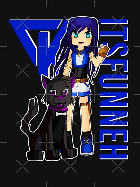 Itsfunneh Funneh Krew Dog Gamer Fan Art 2022 Pullover Hoodie For Sale