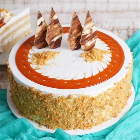 Eggless Butterscotch Cake Cake Delivery In Noida Yummy Cake