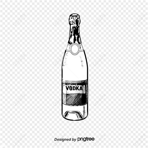 Gin Bottle Sketch Images, HD Pictures For Free Vectors Download ...