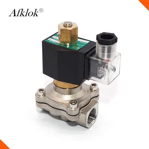 Normally Open 110v Stainless Steel 12 Inch Ss304 Solenoid Valve For Water 220vsolenoid Valve