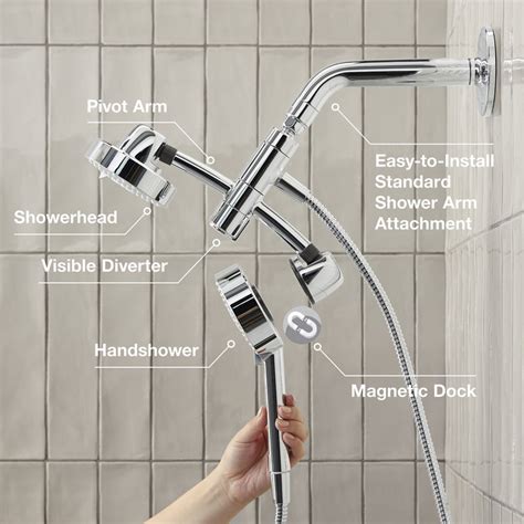 Kohler Awaken 2-In-1 Multifunction Shower Combo Kit, Showerhead and ...