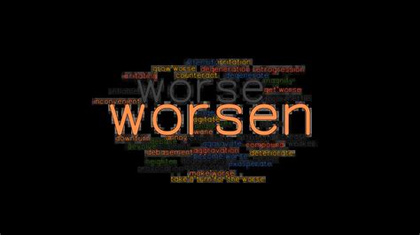 WORSEN: Synonyms and Related Words. What is Another Word for WORSEN ...