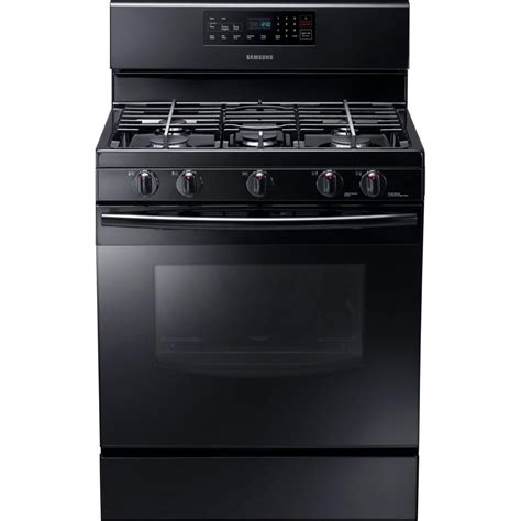 Samsung 30 In 5 8 Cu Ft Gas Range With Self Cleaning Oven And 5 Burner Cooktop With Griddle