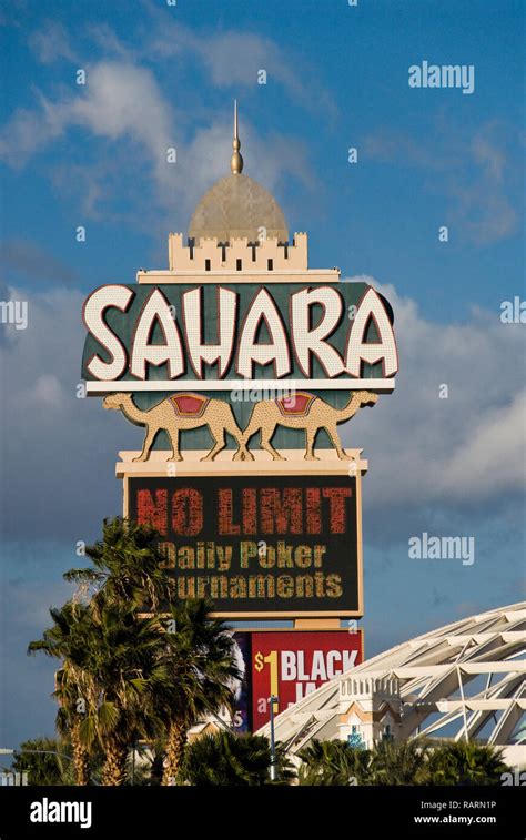 The historic Sahara Hotel and Casino before it was renovated into the ...