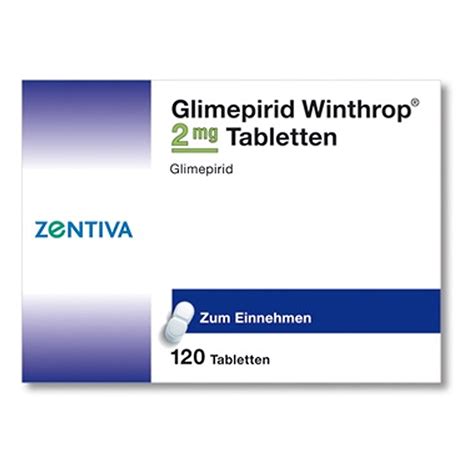 Glimepirid Winthrop 2 Mg Tabletten Shop Apotheke