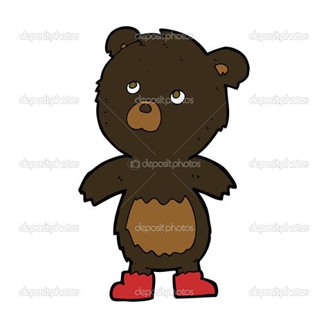 Cartoon cute little bear Stock Vector Image by ©lineartestpilot #46445165