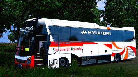 Hyundai Universe Express Noble Bus V Ets Mods Euro Truck