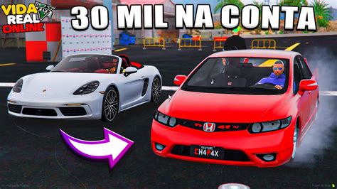 GTA V VIDA REAL FUI APOSTAR UM RACHA DE RUA VALENDO 30K 133