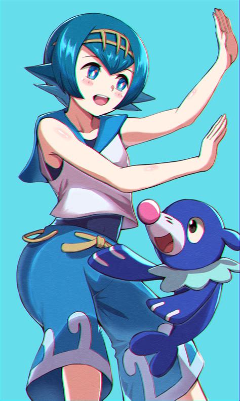 Lana And Popplio Pokemon And 2 More Drawn By Asada Yo Danbooru