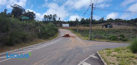 Ers Parcialmente Bloqueada Por Terra Em Flores Da Cunha