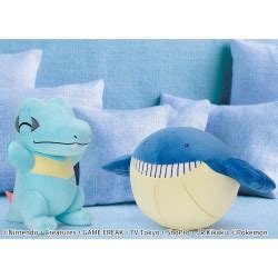 Plush Wailmer Mofugutto Color Selection Blue Pokémon Meccha Japan