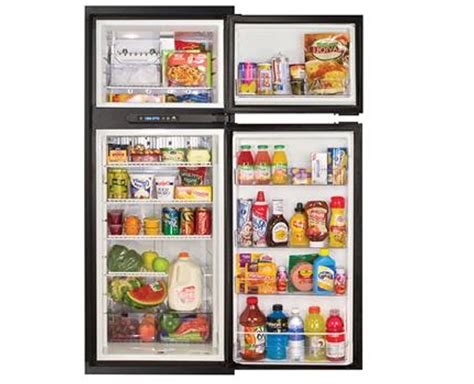 Norcold N1095 2 Way Refrigerator Double Door Black Trim